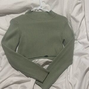 Crop Top Long sleeve Sweater